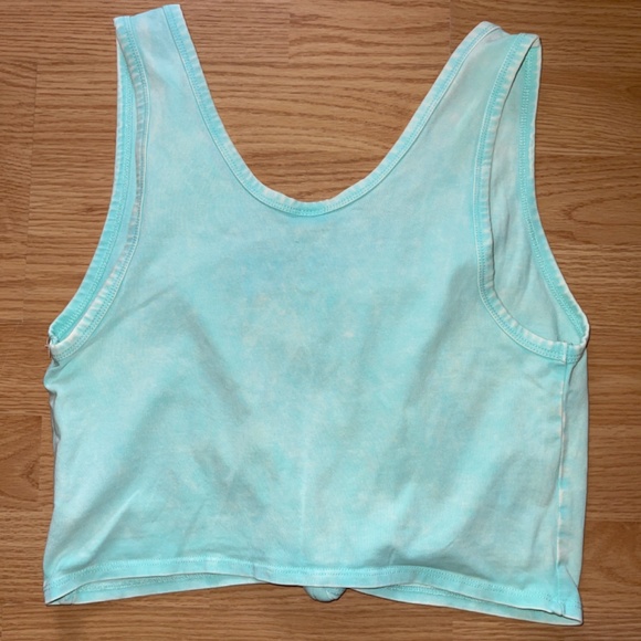 NWT Wild Fable Seafoam Green Cropped Sleeveless Top / Tank Size Medium - Picture 3 of 3
